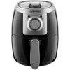 Chefman TurboFry 2L Compact Air Fryer with Adjustable Temperature Control, 30 Minutes Timer and Dishwasher Safe Basket Black - 65-310859 - Mounts For Less