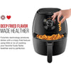 Chefman TurboFry 3.5L Air Fryer Dual Control Temperature, 60 Minutes Timer and Dishwasher Safe Basket Black - 65-310860 - Mounts For Less