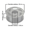 CloneBox - PLA 3D printer filament 1.75mm Prev. +/- 0.05mm 1kg, Transparent - 95-03646 - Mounts For Less