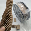 CloneBox - PLA Filament for 3D Printer, 1.75mm Prev. +/- 0.05mm, 1kg, Wood Pattern - 95-03649 - Mounts For Less