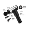Conair - Percussion Massage Gun for Deep Tissues, Includes 3 Different Tips, Black - 65-311150 - Mounts For Less