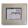 Cotton House - 100% Cotton Sheet Set, 450 Thread Count, Double Size, Beige - 57-SS450D-LINEN - Mounts For Less