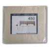 Cotton House - 100% Cotton Sheet Set, 450 Thread Count, Queen Size, Beige - 57-SS450Q-LINEN - Mounts For Less