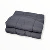 Cotton House - 12 Pound Weighted Blanket, 48" x 72", Dark Gray - 57-02WBLKT12L - Mounts For Less
