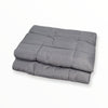 Cotton House - 15 Pound Weighted Blanket, 60" x 80", Light Gray - 57-WBLKT15L - Mounts For Less
