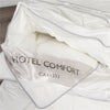 Cotton House - Hotel Comfort Synthetic Duvet, 100% Cotton, 100% MicroGel Fiber 3D Filling, King Size, White - 57-03DHCK - Mounts For Less