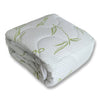 Cotton House - Jacquard Bamboo Mattress Cover, Waterproof, Double Size, White - 57-MPBAMD - Mounts For Less