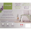 Cotton House - Lavender Infused Bamboo Pillow, Queen Size, Made in Canada - 57-05PLLAVQ - Mounts For Less