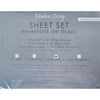 Cotton House - Microfiber Sheet Set, Wrinkle Free, Queen Size, Charcoal - 57-SSPLTQ-CHARCOAL - Mounts For Less