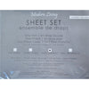 Cotton House - Microfiber Sheet Set, Wrinkle Free, Queen Size, Grey - 57-SSPLTQ-SILVER - Mounts For Less