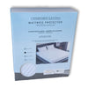 Cotton House - Waterproof Mattress Protector, Anti-Allergen Barrier, Double Size, White - 57-MPCLJERD - Mounts For Less