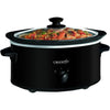 Crock-Pot - Oval Manual Slow Cooker, 3 Liter Capacity, Black - 65-311092 - Mounts For Less