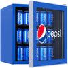 Curtis - Pepsi Compact Mini Fridge, 1.8 Cubic Feet, 50 Can Capacity, Blue - 67-APMIS165PEP - Mounts For Less