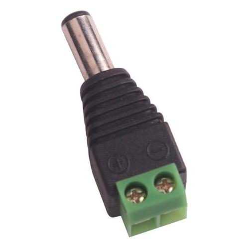DC plug adaptor 2.1 x 5.5mm Screw type Male - 75-0060 - Mounts For Less