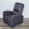 Dormatex Emilia Reclining Chair Swivel Dark Grey - Made in Canada - 39-EMILIA-DG - Mounts For Less