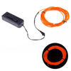 EL (Electro Luminescent) Wire 2.3mm, Battery Controler, 3m, Assorted Colors - 75-0107 - Mounts For Less