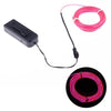 EL (Electro Luminescent) Wire 2.3mm, Battery Controler, 3m, Assorted Colors - 75-0106 - Mounts For Less