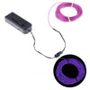 EL (Electro Luminescent) Wire 2.3mm, Battery Controler, 3m, Assorted Colors - 75-0105 - Mounts For Less