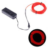 EL (Electro Luminescent) Wire 2.3mm, Battery Controler, 3m, Assorted Colors - 75-0113 - Mounts For Less