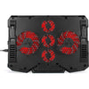 ENHANCE Cryogen Laptop Cooling Stand 5 Fans 2 USB Ports Slim Design with Red LED - 78-135992 - Mounts For Less