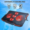 ENHANCE Cryogen Laptop Cooling Stand 5 Fans 2 USB Ports Slim Design with Red LED - 78-135992 - Mounts For Less