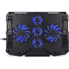 ENHANCE Cryogen Laptop Cooling Stand 5 LED Fans and Dual USB Ports With Blue LED and Slim Design - 78-135409 - Mounts For Less