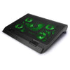 ENHANCE Laptop Cooling Stand 5 LED Fans and Dual USB Ports With Green LED - 78-131227 - Mounts For Less