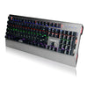 ENHANCE Scoria Rainbow Mechanical Gaming Keyboard LED Grey - 78-122524 - Mounts For Less