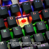 ENHANCE Scoria Rainbow Mechanical Gaming Keyboard LED Grey - 78-122524 - Mounts For Less