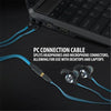ENHANCE Scoria Vibration Gaming Earbuds Black - 78-122522 - Mounts For Less