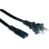 Electrical Power Cord, Figure 8, C7, 25 ft Black - 06-0115 - Mounts For Less