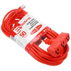 Electro - Outdoor 3 Outlet Extension Cord, 50 Feet Length, Orange - 80-EX-660 - Mounts For Less