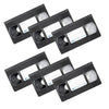 Elink - 6 Pack VHS Recording Cassette Set, 120 Minute Capacity, Black - 80-EK536x6 - Mounts For Less