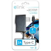 Elink EK713 Type-C 2A Wall Charger for Smart Phones and Tablet, Black - 80-EK713 - Mounts For Less