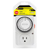 Elink - Plug-in Mechanical Timer, 48 On/Off Selections per Day, White - 80-ET533 - Mounts For Less