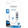 Elink - USB 3.1 Type-C to 4 Port USB-A Adapter, White - 80-CC458 - Mounts For Less