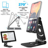 Elink - Universal Phone or Tablet Holder, Foldable and Swivel, Black - - Mounts For Less