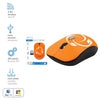 Elink - Wireless Optical Mouse with Adjustable DPI and Nano Receiver, Orange - 80-CM593-ORANGE - Mounts For Less