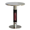 Ener-G+ HEA-115J88-GOLD Bistro Style Infrared Heated Table 1500 W Silver - 72-HEA-115J88-GOLD - Mounts For Less