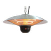 Ener-G+ HEA-21522-SILVER Suspended Infrared Electric Patio Heater Ajustable Intensity Silver - 72-HEA-21522-SILVER - Mounts For Less