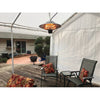 Ener-G+ HEA-21524 Outdoor Suspended Infrared Electric Heater 5100 BTU silver - - Mounts For Less