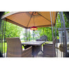 Ener-G+ HEA-21538R Infrared Suspended Electric Patio Heater 1500 Watt Outdoor Red - 72-HEA-21538R - Mounts For Less