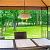 Ener-G+ HEA-21538W Infrared Suspended Electric Patio Heater 1500 Watt Outdoor White - 72-HEA-21538W - Mounts For Less