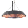 Ener-G+ HEA-21568BLK Infrared Suspended Electric Patio Heater with Ajustable Intensity Black - - Mounts For Less