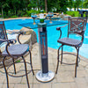 Ener-G+ HEA-215J67 Bar Table Infrared Electric Patio Heater - 72-HEA-215J67 - Mounts For Less