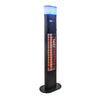 Ener-G+ HEA-21848 Electric Outdoor Infrared Heater with Integrated Bluetooth Speaker Black - 72-HEA-21848 - Mounts For Less