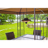 Ener-G+ HEA-22000HBR Outdoor Suspended Infrared Electric Heater 5100 BTU brown - - Mounts For Less
