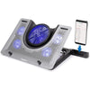 Enhance - Metal Laptop Cooling Pad with 5 Fans and Backlight - 78-135918 - Mounts For Less
