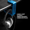 Enhance PC Gaming Headset Holder Hook Hanger Mount Blue - 78-131629 - Mounts For Less