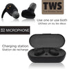 Escape BTM050 Mini Wireless Stereo Bluetooth Earphones With Charging Station Black - 80-BTM050 - Mounts For Less